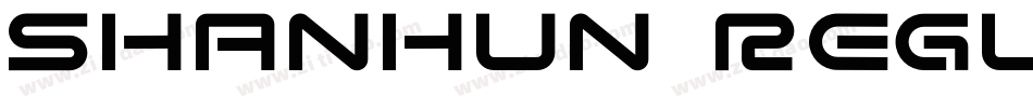 shanhun regular字体转换